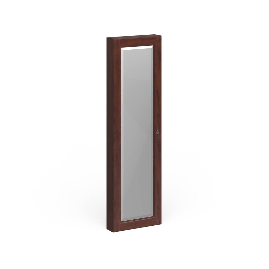 Copper Grove Galax Wall-mount Burgundy Cherry Jewelry Mirror