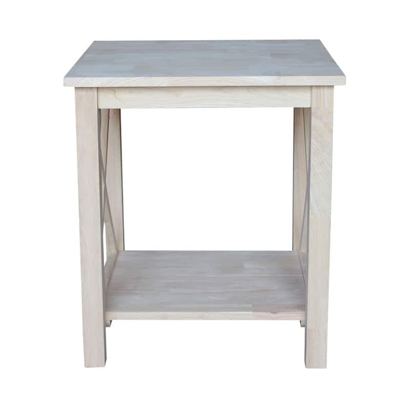 International Concepts Wood Hampton End Table