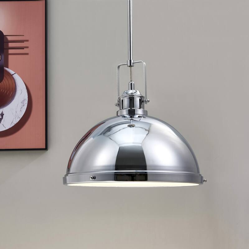 Singel Pendant 21.5 Inch Chrome Finish