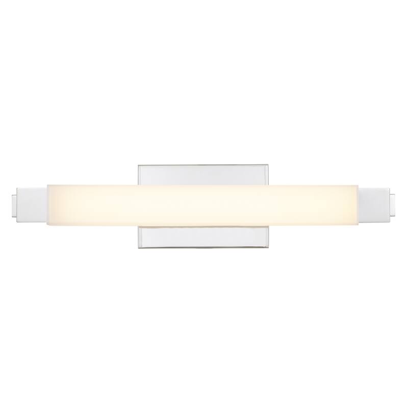 20" Integrated LED Bathroom Vanity Light Bar - Chrome