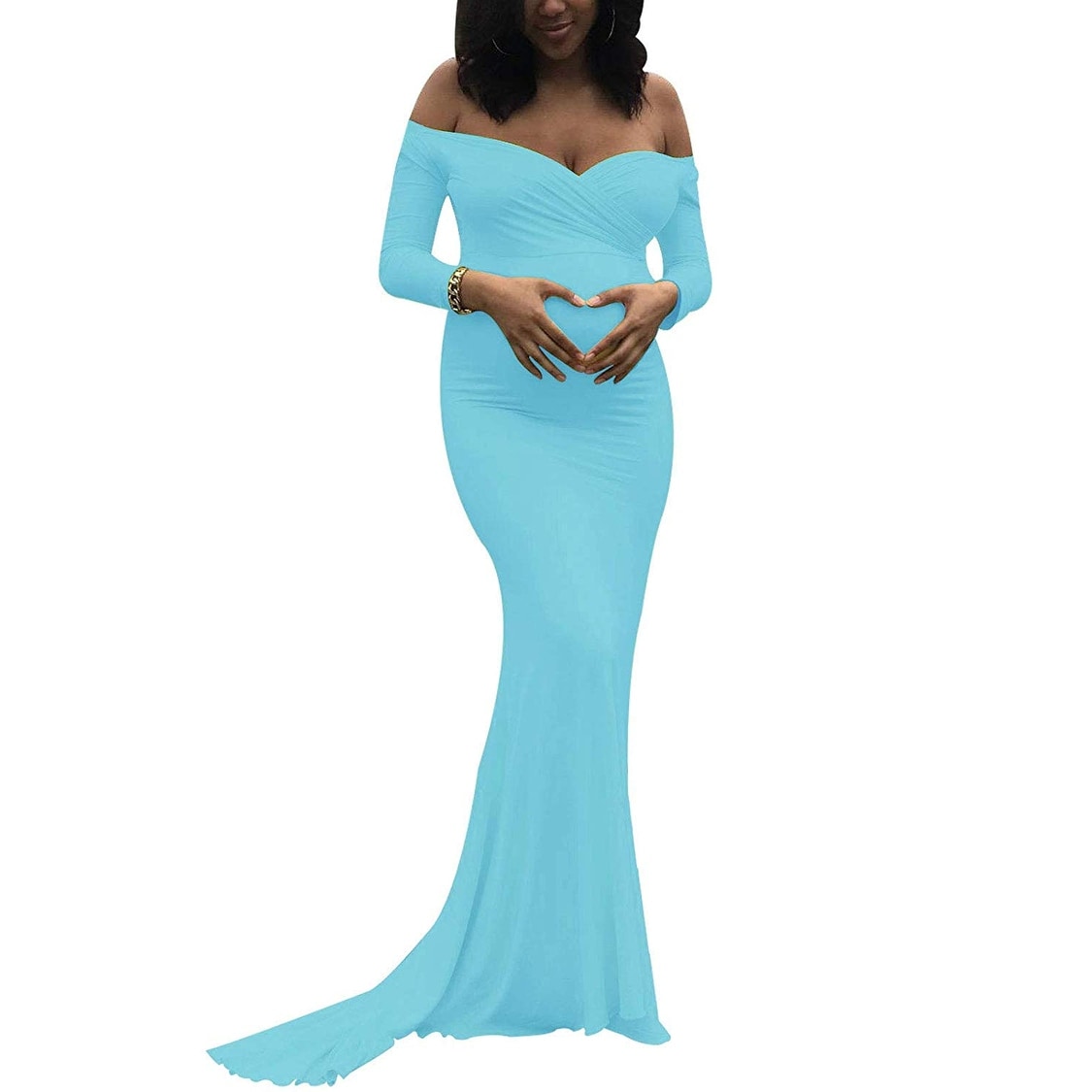 baby blue ladies dress