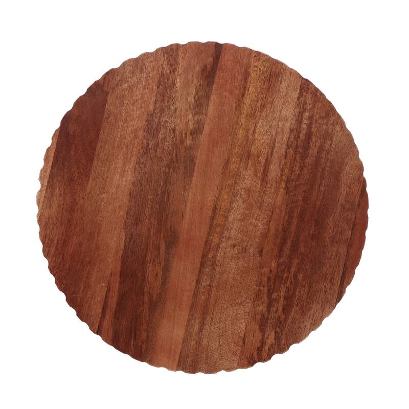 Christopher Knight Home Mango Wood Round End Table
