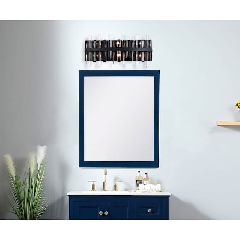 Indigo Home 24 inch crystal bath sconce