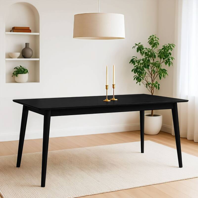 Now Furniture Mid-Century Modern Dining Table - 72" - Black