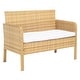 preview thumbnail 27 of 52, SAFAVIEH Outdoor Aboka 4-Piece Conversation Patio Set