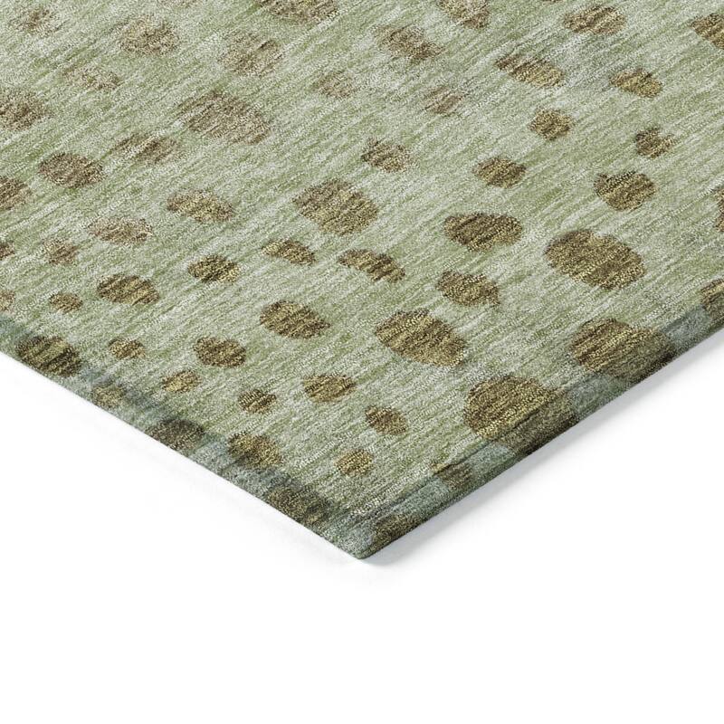 HomeRoots Abstract Transitional Rectangle Outdoor Rug