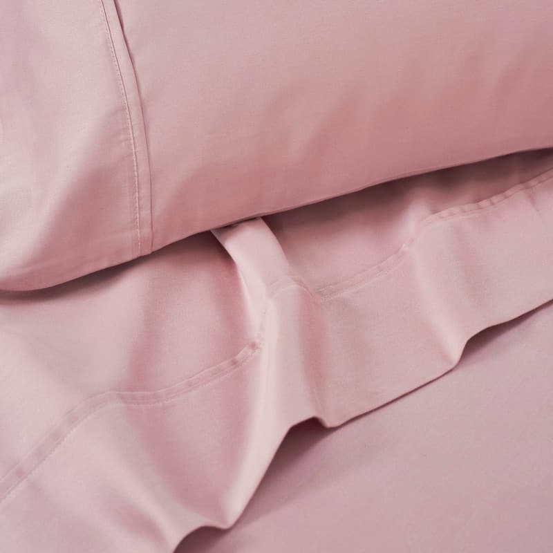 Superior Cotton Blend Solid Deep Pocket Bed Sheet Set