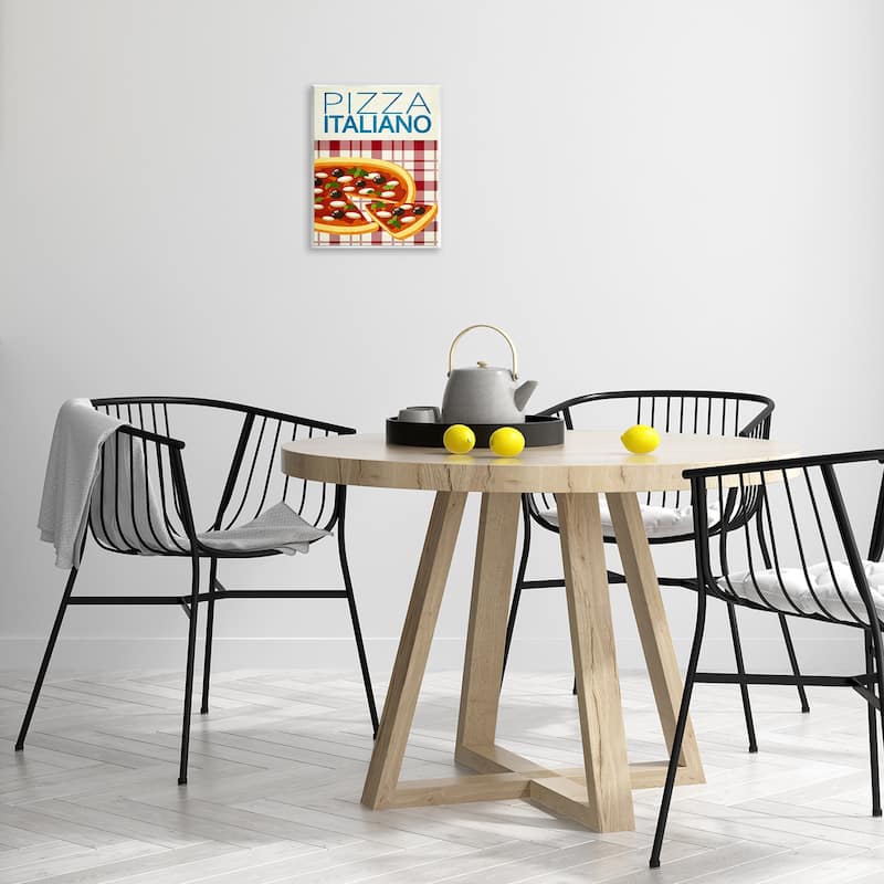Stupell Classic Pizza Italiano Wall Plaque Art Design By Kim Allen