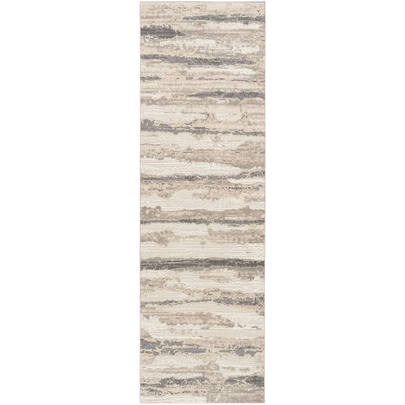 Nourison Eco-Friendly Indoor Abstract Area Rug - Ivory/Multicolor - 2' 2" x 7' 6" - Runner