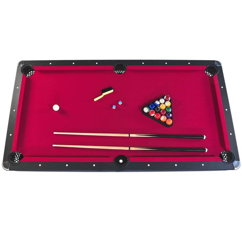6-ft Pool Table with Table Tennis Top