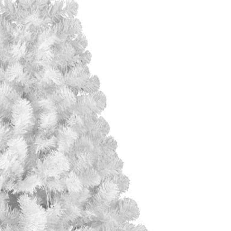 HomeRoots 5' White Full Pine Christmas Tree - 34.00 in. x 60.00 in. x 34.00 in.