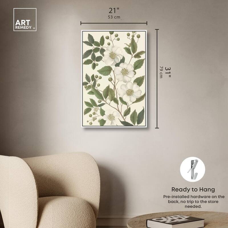 White Cherokee II Canvas by Art Remedy