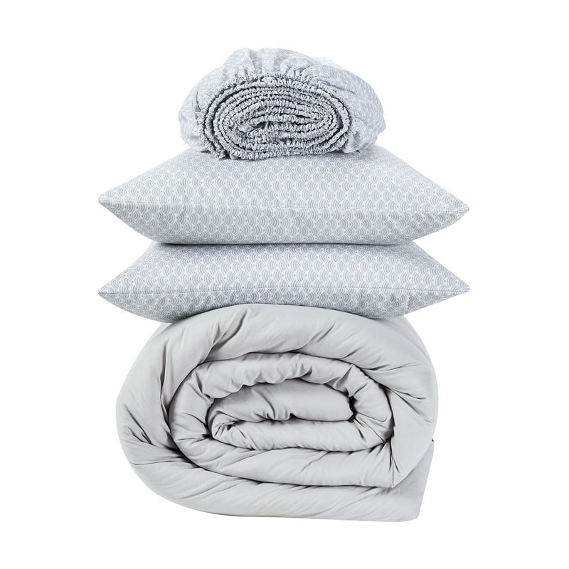 Serta Simply Clean Antimicrobial Pleated Bed in a Bag