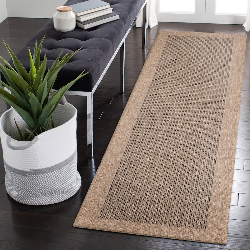 Liora Manne Sahara Texture Border Indoor/Outdoor Rug