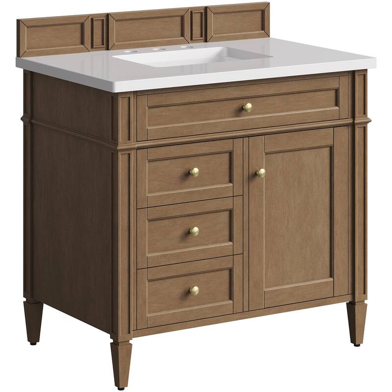 James Martin Vanities 655-V36-3WZ Brittany 36" Free Standing Single