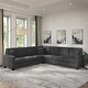 preview thumbnail 18 of 35, Stockton 110W L Shaped Sectional Couch by Bush Furniture