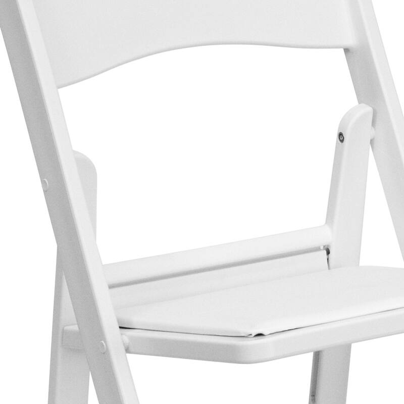 Set of 2 Folding Chairs with Padded Seats - 18"D x 17.25"W x 30.75"H