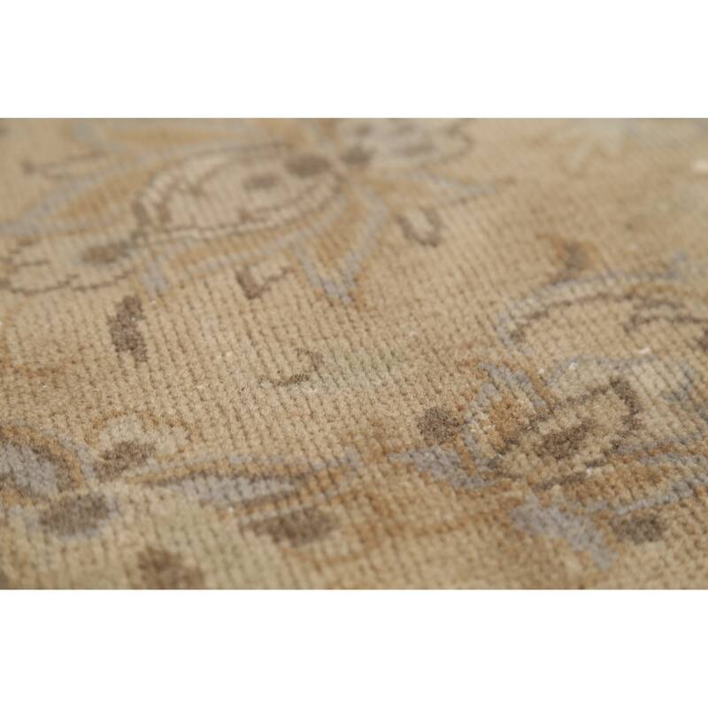 Hand Knotted Oriental 100% Wool Carpet Traditional Floral Brown Najafabad Area Rug - 12' 11'' X 9' 6''