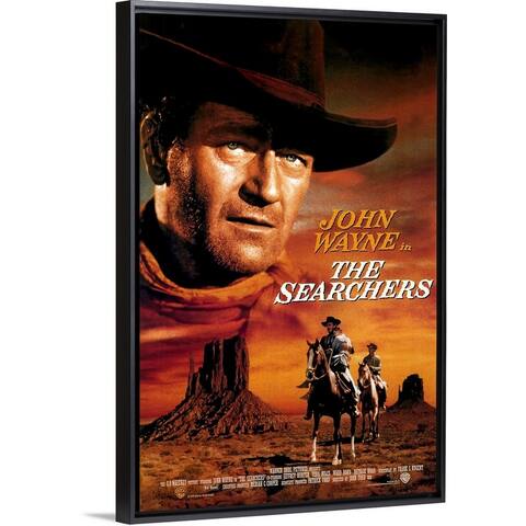 "The Searchers (1956)" Black Float Frame Canvas Art