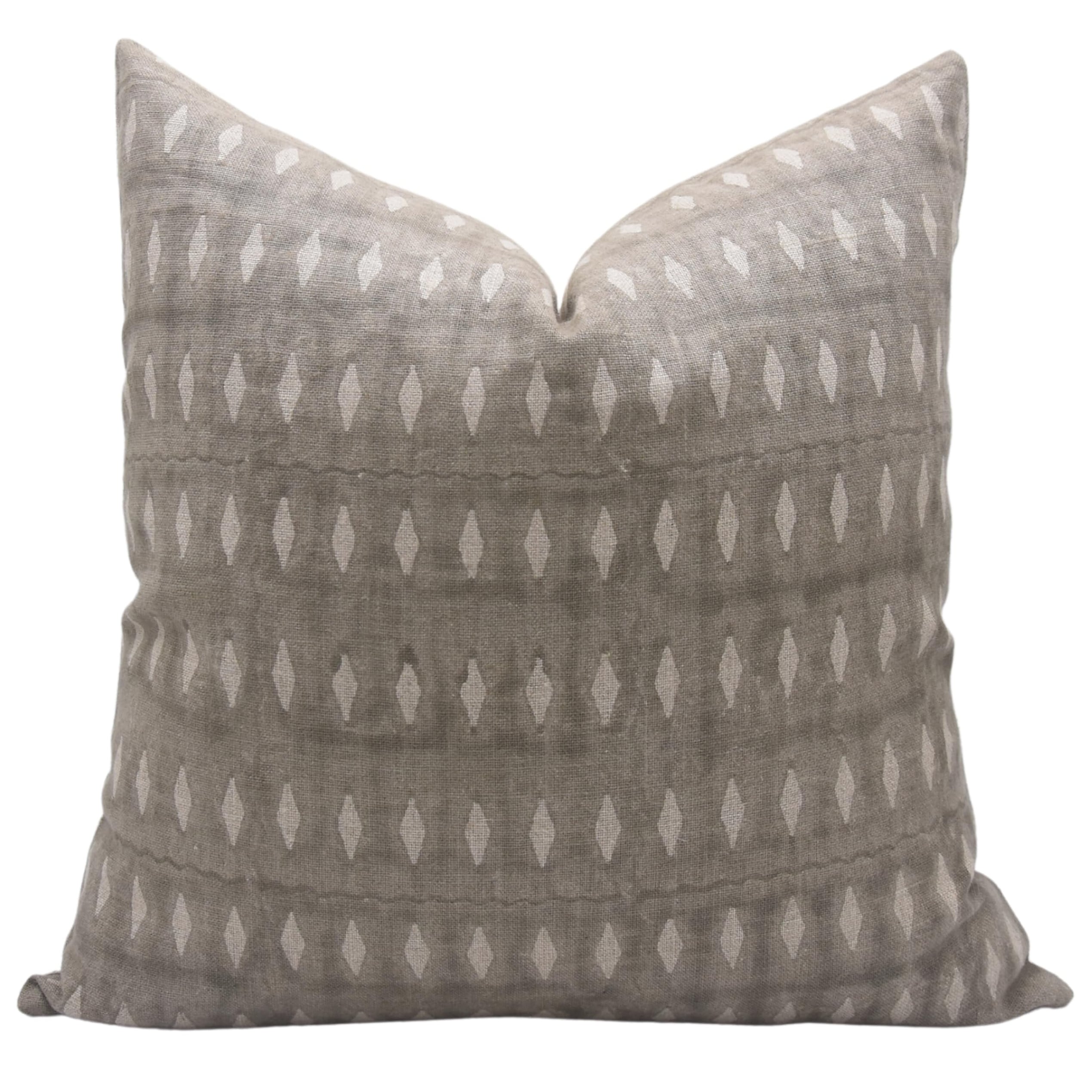 Fabdivine Hevay Linen Eco-Friendly Block Print Pillow Cover Couch, Omji