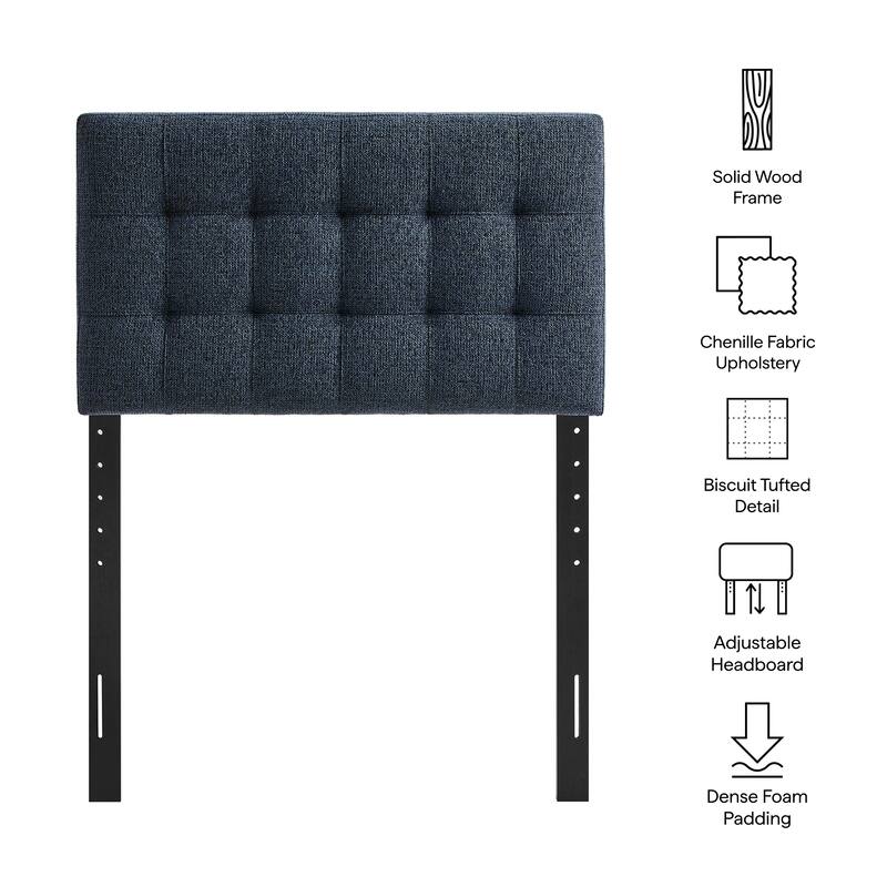 Lily Upholstered Fabric Headboard