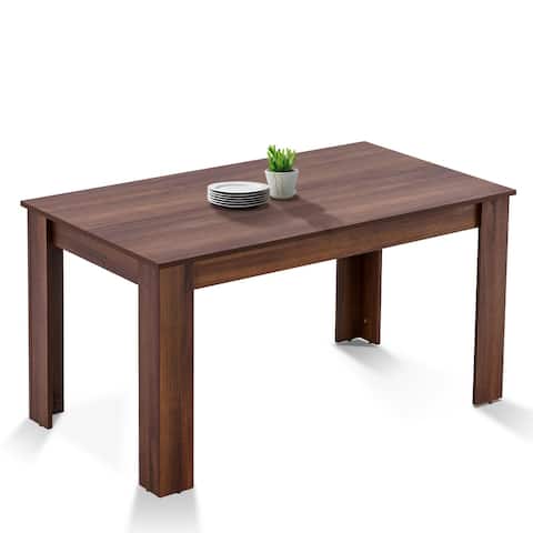 Ivinta Dining Table for 6, Rectangular Dining Table for Home Kitchen