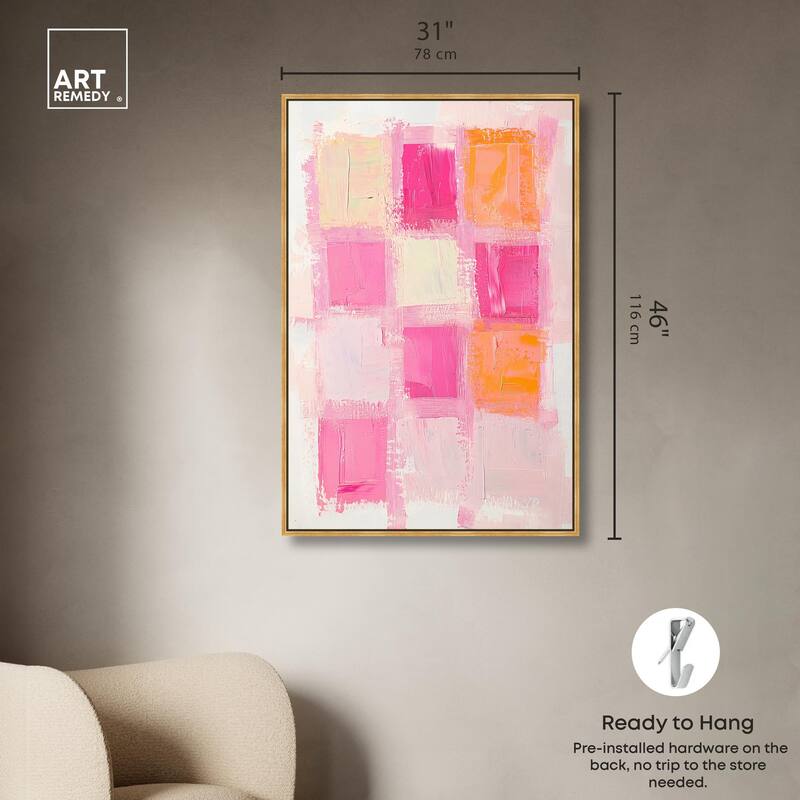 Color Squares I Canvas by Art Remedy