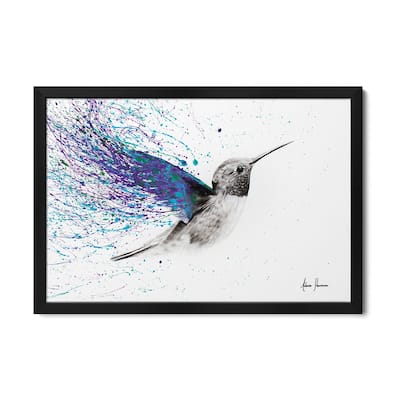 Hummingbird Garden Premium Framed Poster by Ashvin Harrison