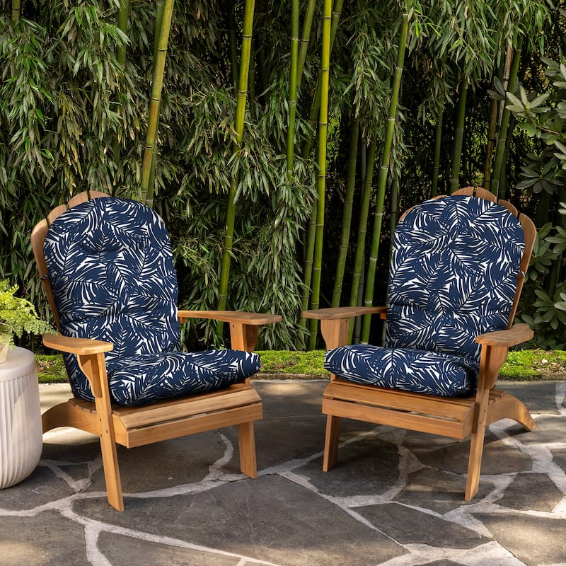 ARDEN earthFIBER Outdoor Adirondack Cushion, 2 Pack, 21.5 x 48