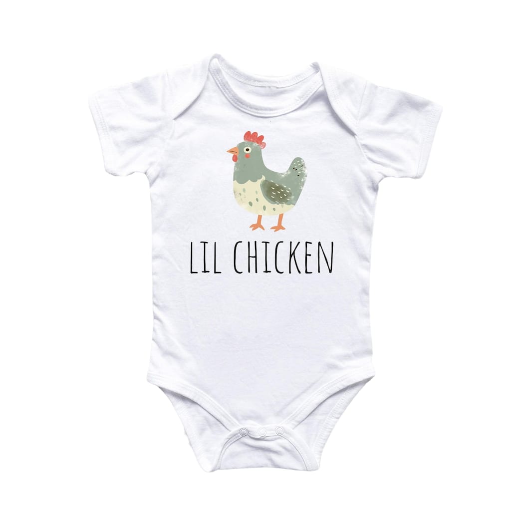 Little Chicken - Baby Boy Girl Clothes Infant Bodysuit Funny Cute Newborn 2