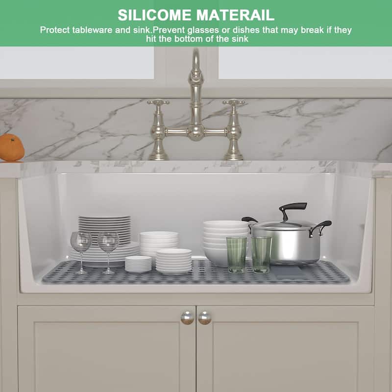 Silicone Sink Mat Sink Protectors for Kitchen Sink