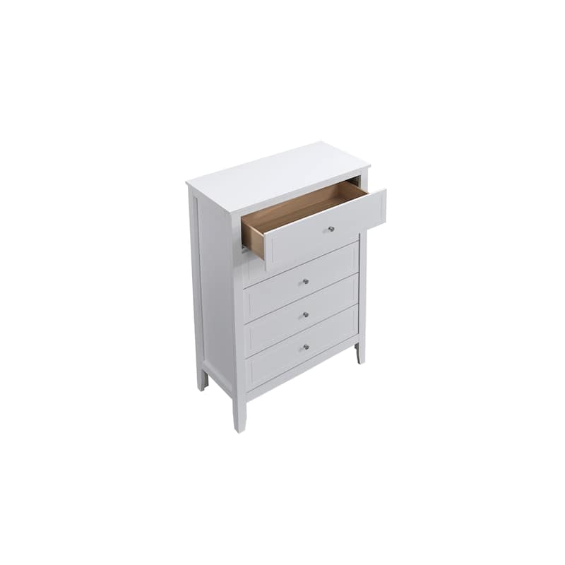 Glory Furniture Daniel 5 Drawer Chest - White