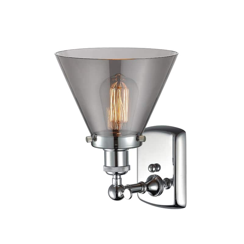 Innovations Lighting Large Cone 8" Wide Bathroom Sconce