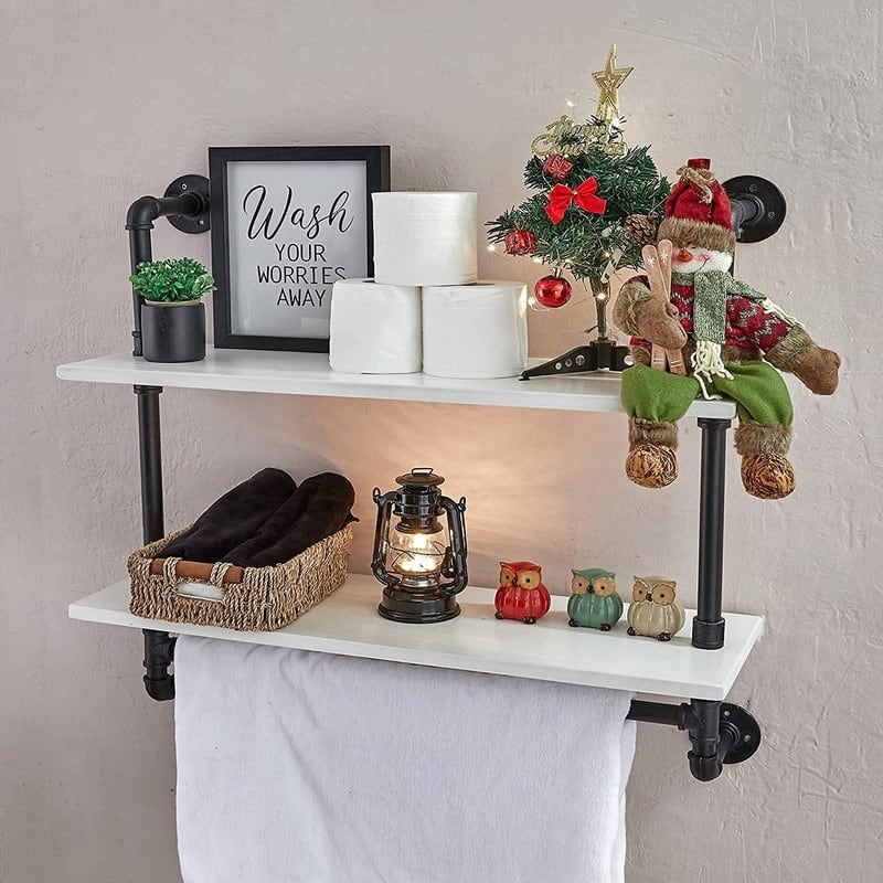 Industrial Pipe Shelves Shelving