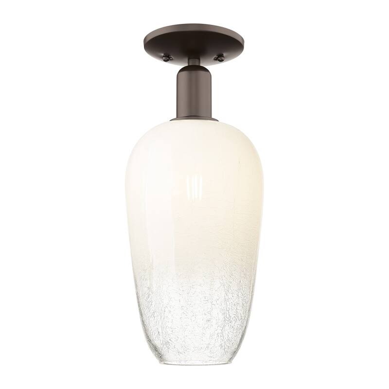 Innovations Lighting Downtown Urban - Brookhaven Flute - 1 Light 7" Semi-Flush Mount Light