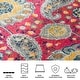 preview thumbnail 48 of 111, SAFAVIEH Madison Belle Boho Glam Paisley Pattern Area Rug