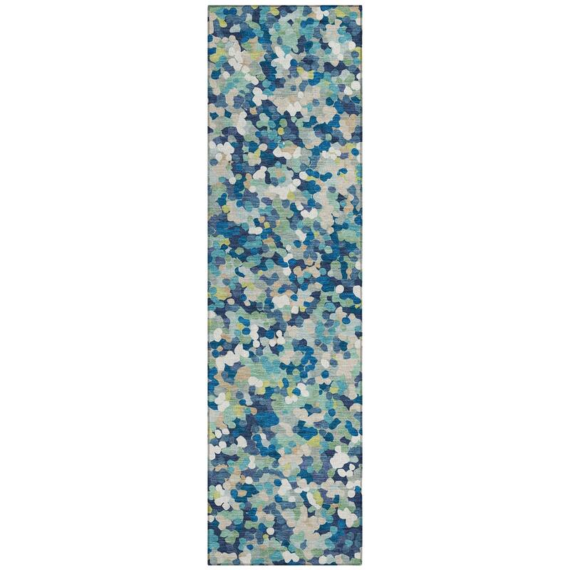 Machine Washable Indoor/ Outdoor Contemporary Halia Chantille Rug