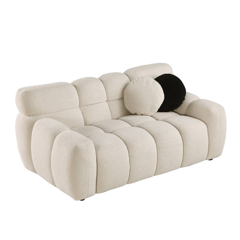 Modern ergonomic marshmallow sofa for living room