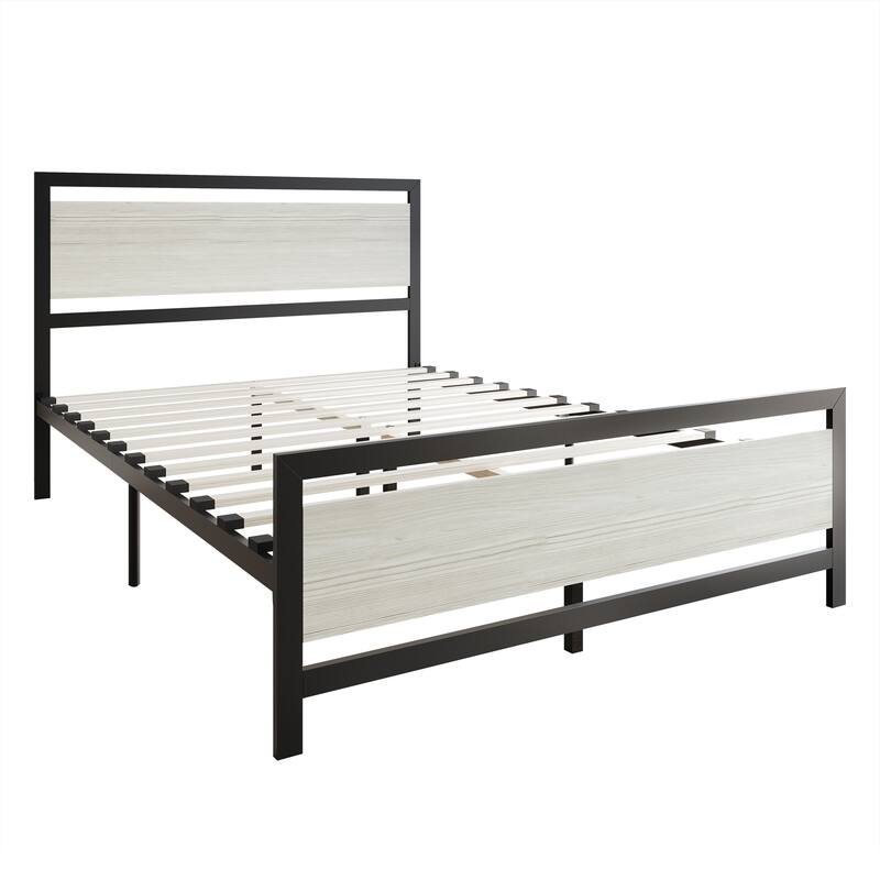CraftPorch Transitional Metal Platform Bed