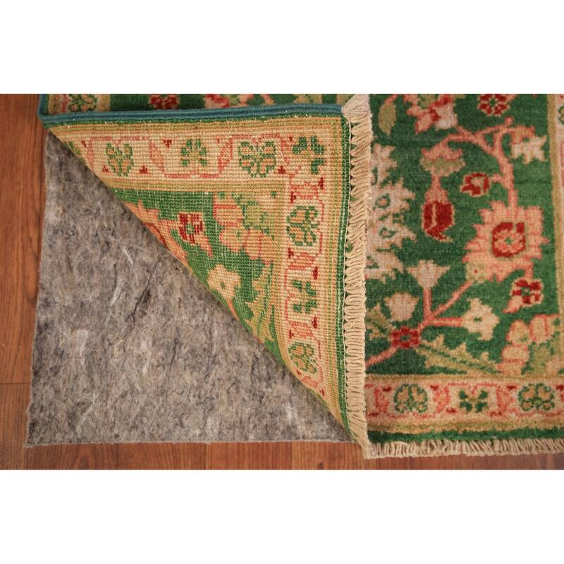 Green Kazak Oriental Foyer Rug Hand-Knotted Wool Carpet - 2'0" x 3'0"