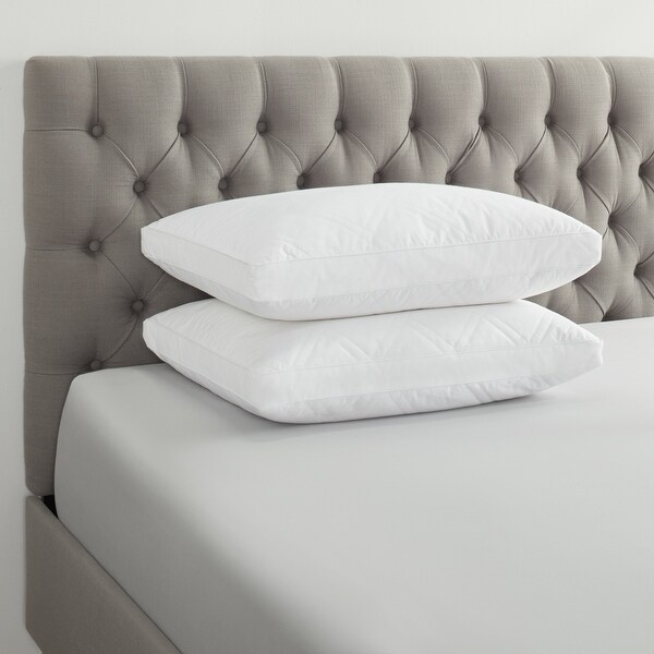 White goose best sale feather pillows