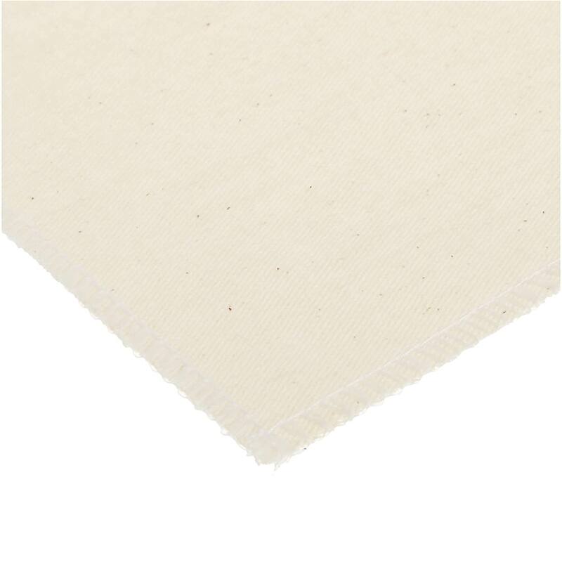 Regency 100% Cotton 20" x 24" Pastry Cloth & 15" Rolling Pin Cover Set for Dough