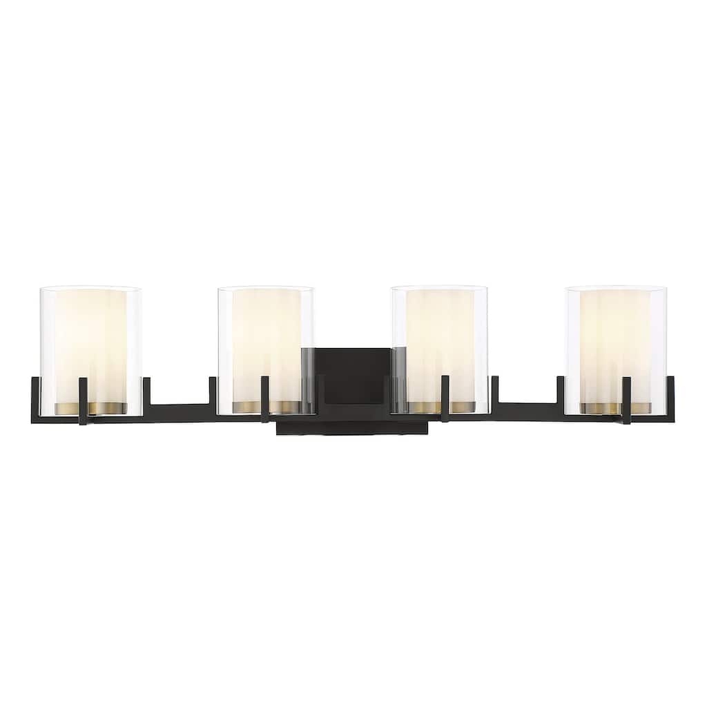 Savoy House 8-1977-4 Eaton 4 Light 33" Wide Bathroom Vanity Light