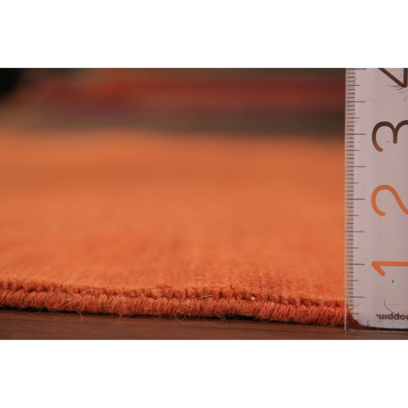 Tribal / Modern Gabbeh Area Rug Hand-Knotted Wool Carpet - 4'9" x 6'7"