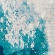preview thumbnail 6 of 7, Milana Teal Abstract Area Rug