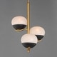 preview thumbnail 6 of 4, Maxim 24643MR Lucerne 3 Light 15" Wide Pendant