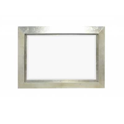HomeRoots 34" Rustic Rectangle Accent Mirror Wall Mounted With Metal Frame - 30