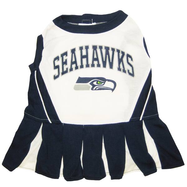 Shop Nfl Seattle Seahawks Cheerleader Dress For Dogs And Cats Overstock 19991387