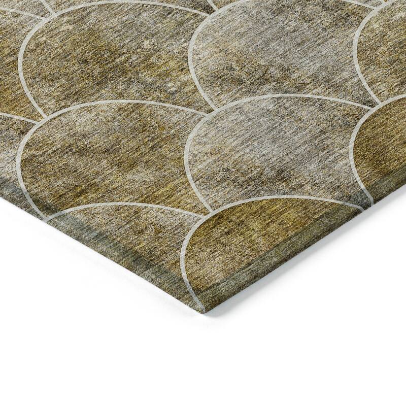 Machine Washable Indoor/ Outdoor Chantille Contemporary Rug