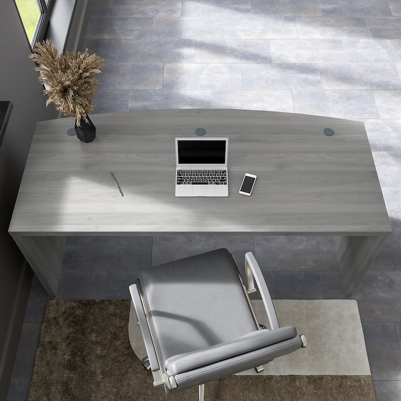 Echo 72W Bow Front Desk by Bush Business Furniture